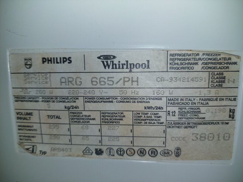 Combina No Frost Whirpool in stare foarte buna de functionare
